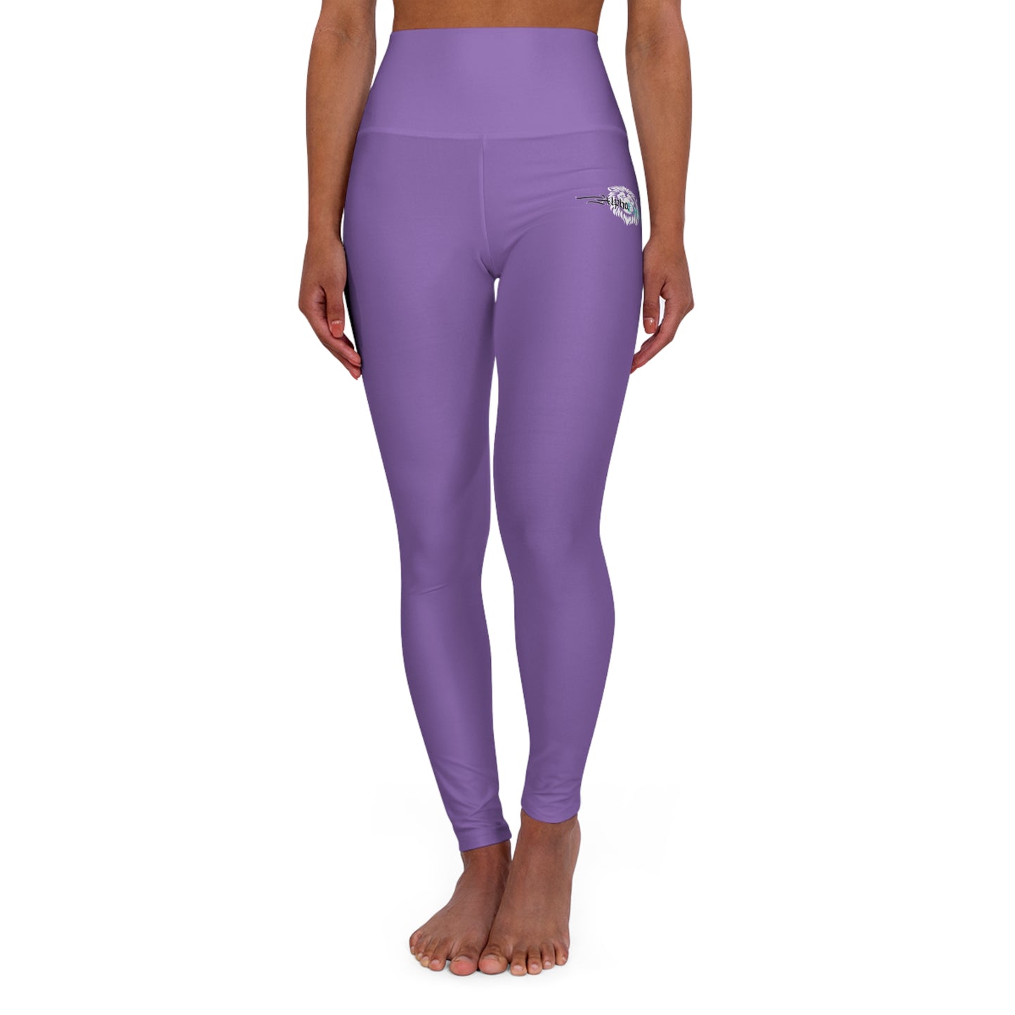 AlphaDiva High Waisted Purple Rain Leggings