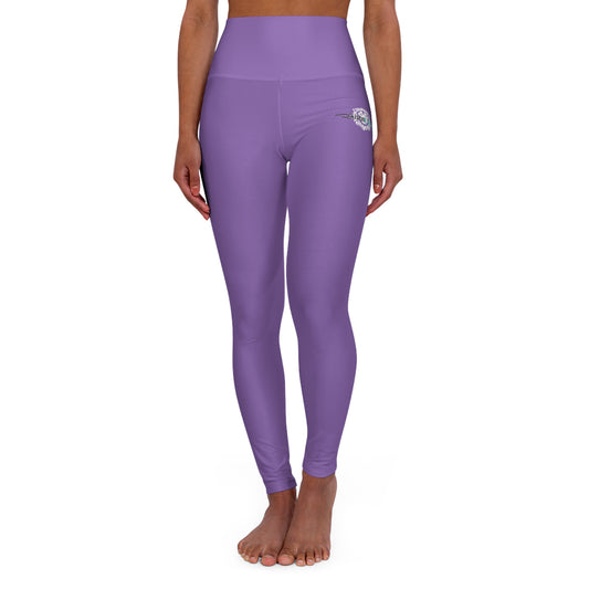 AlphaDiva High Waisted Purple Rain Leggings