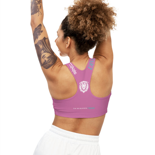 AlphaDiva Seamless Pretty In Pink Sports Bra