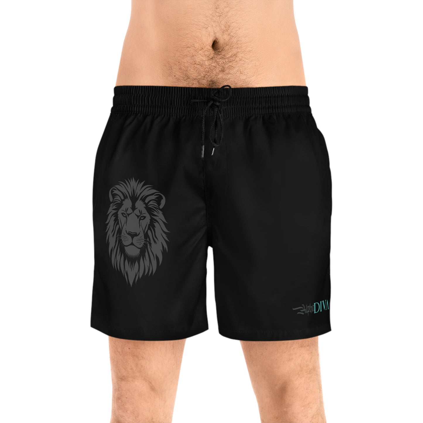 AlphaDiva Late Night Black Gym Shorts