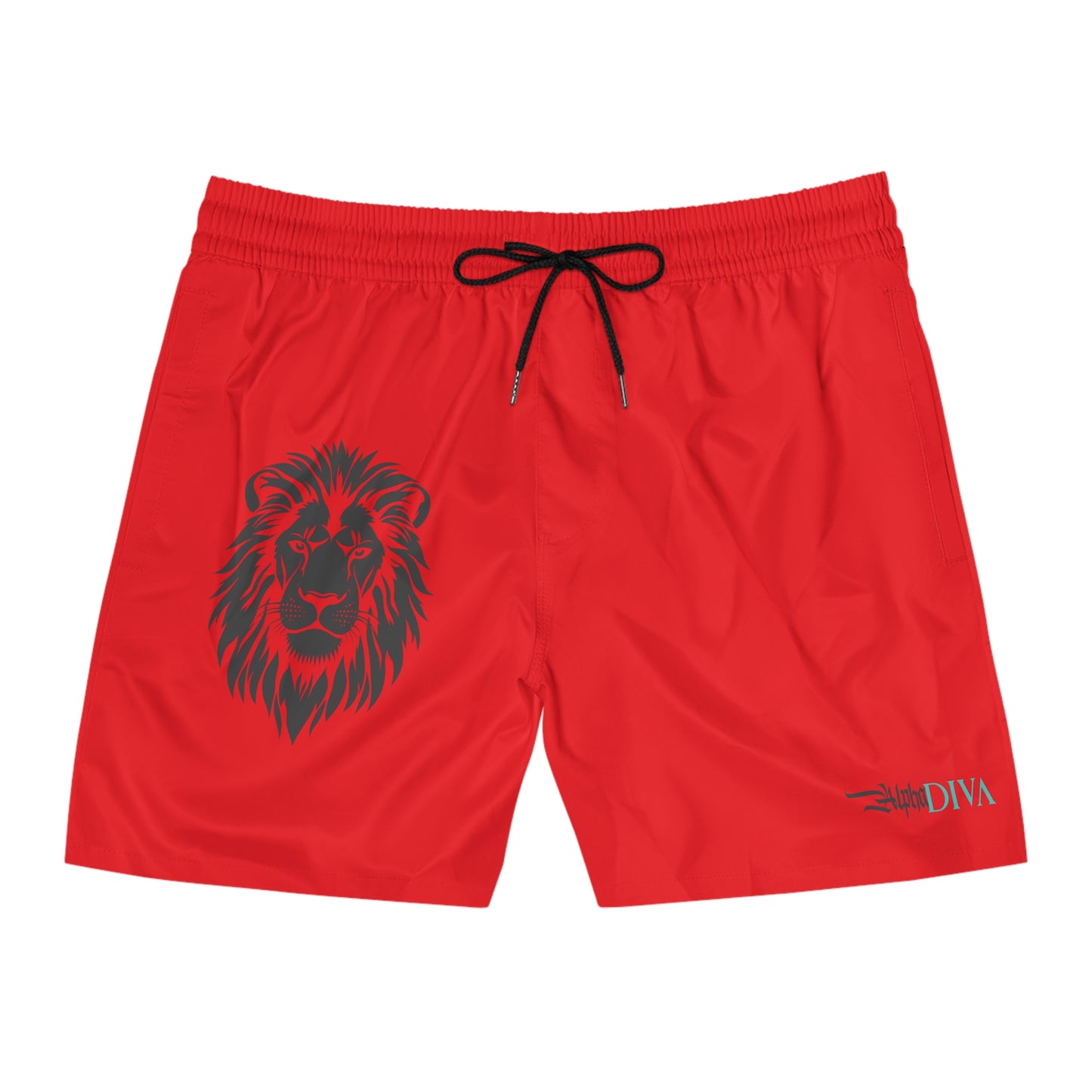 AlphaDiva Safari Red Gym Shorts