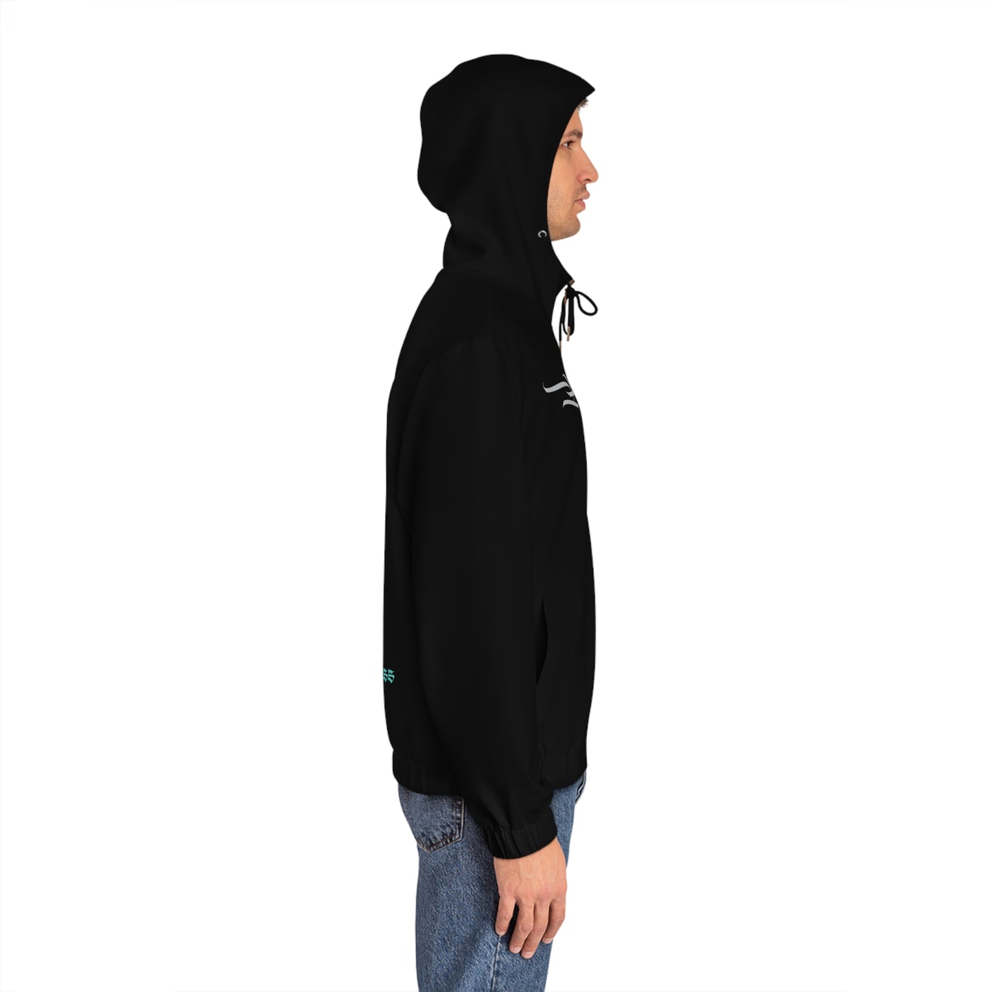 AlphaDiva Late Night Black Full-Zip Hoodie