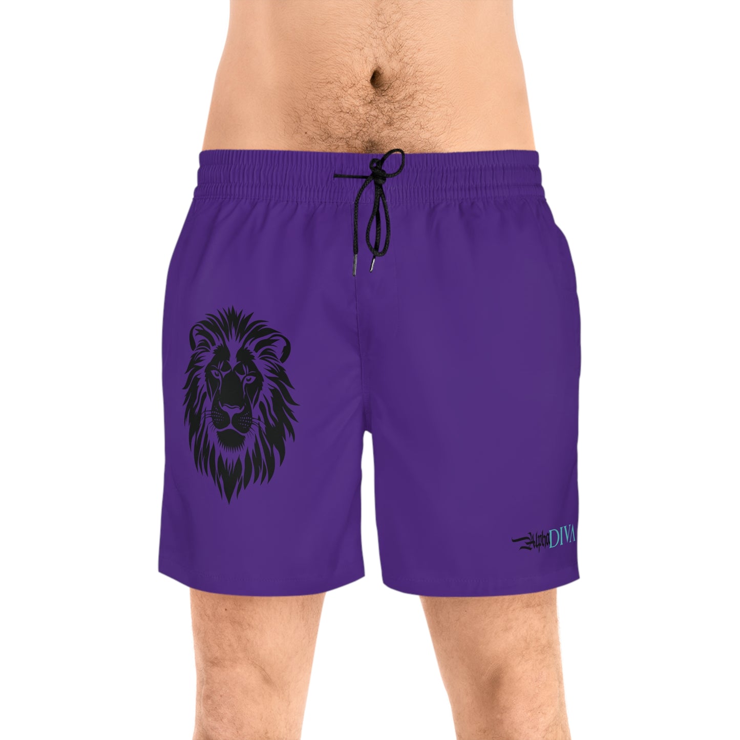 AlphaDiva Royalty Purple Gym Shorts