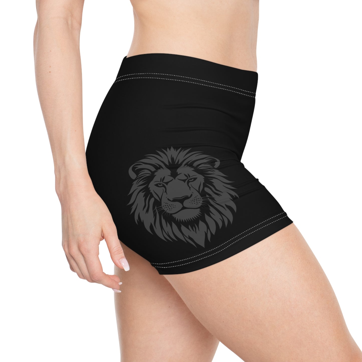 AlphaDiva Late Night Black Women's Shorts