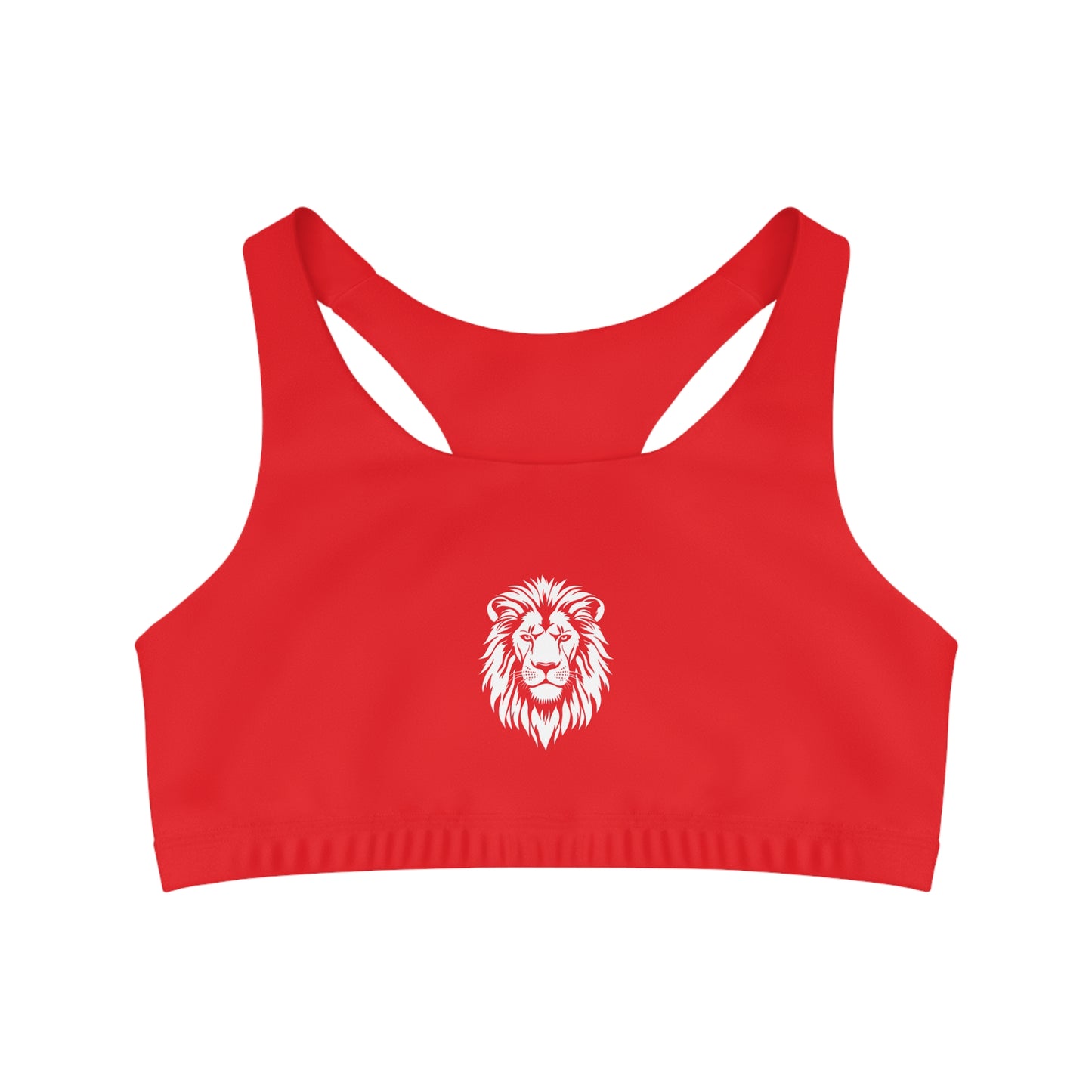 AlphaDiva Seamless Safari Red Sports Bra