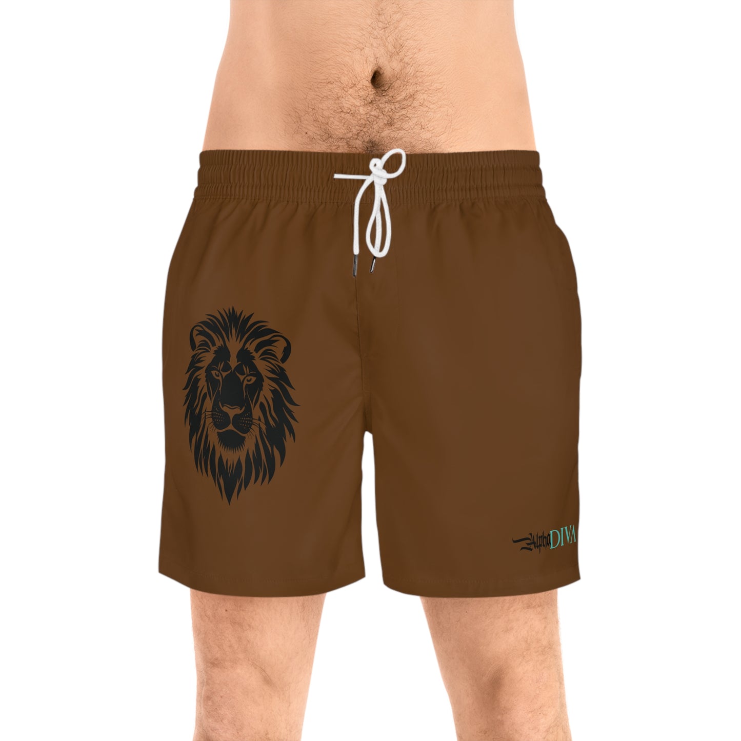 AlphaDiva Espresso Brown Gym Shorts