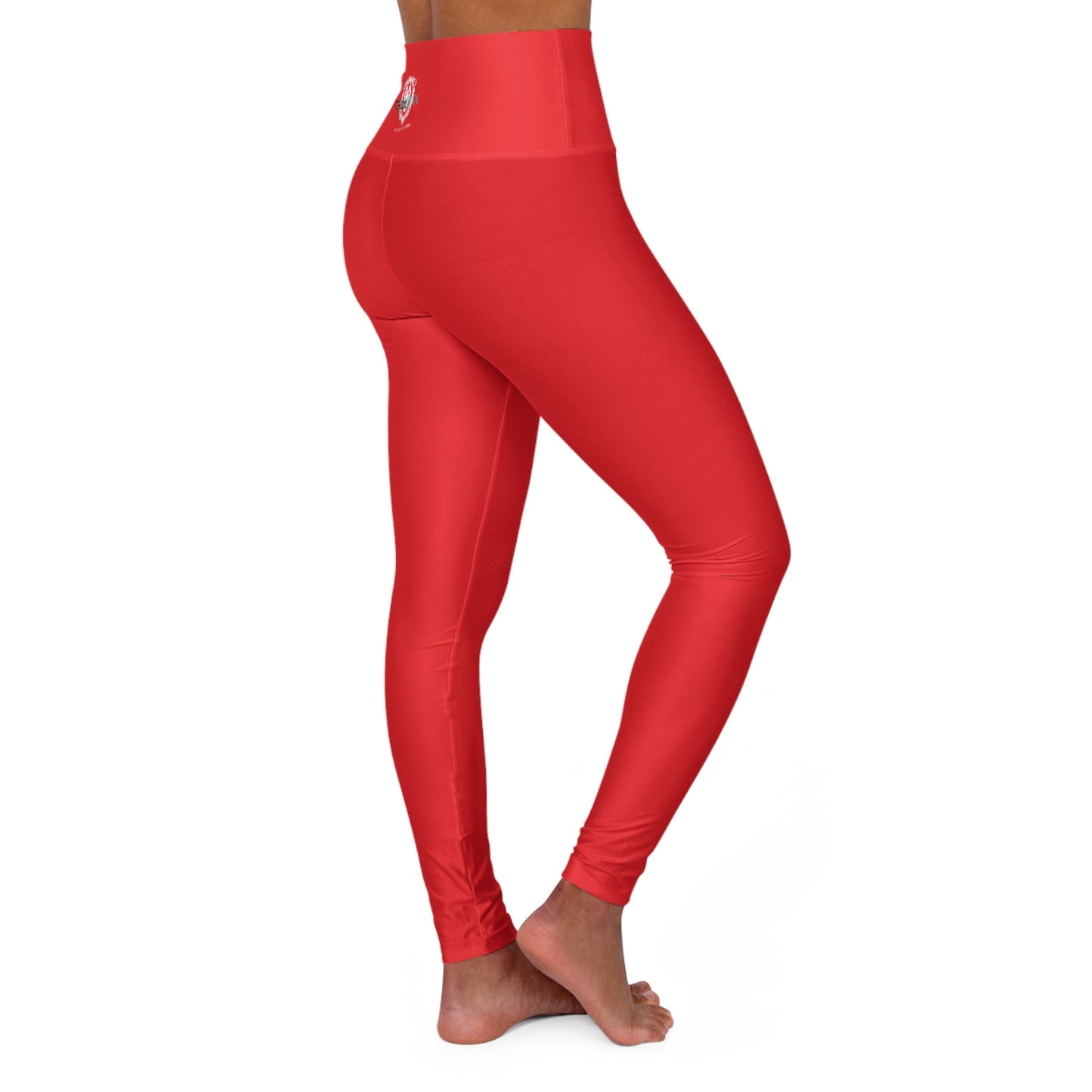 AlphaDiva High Waisted Safari Red Leggings