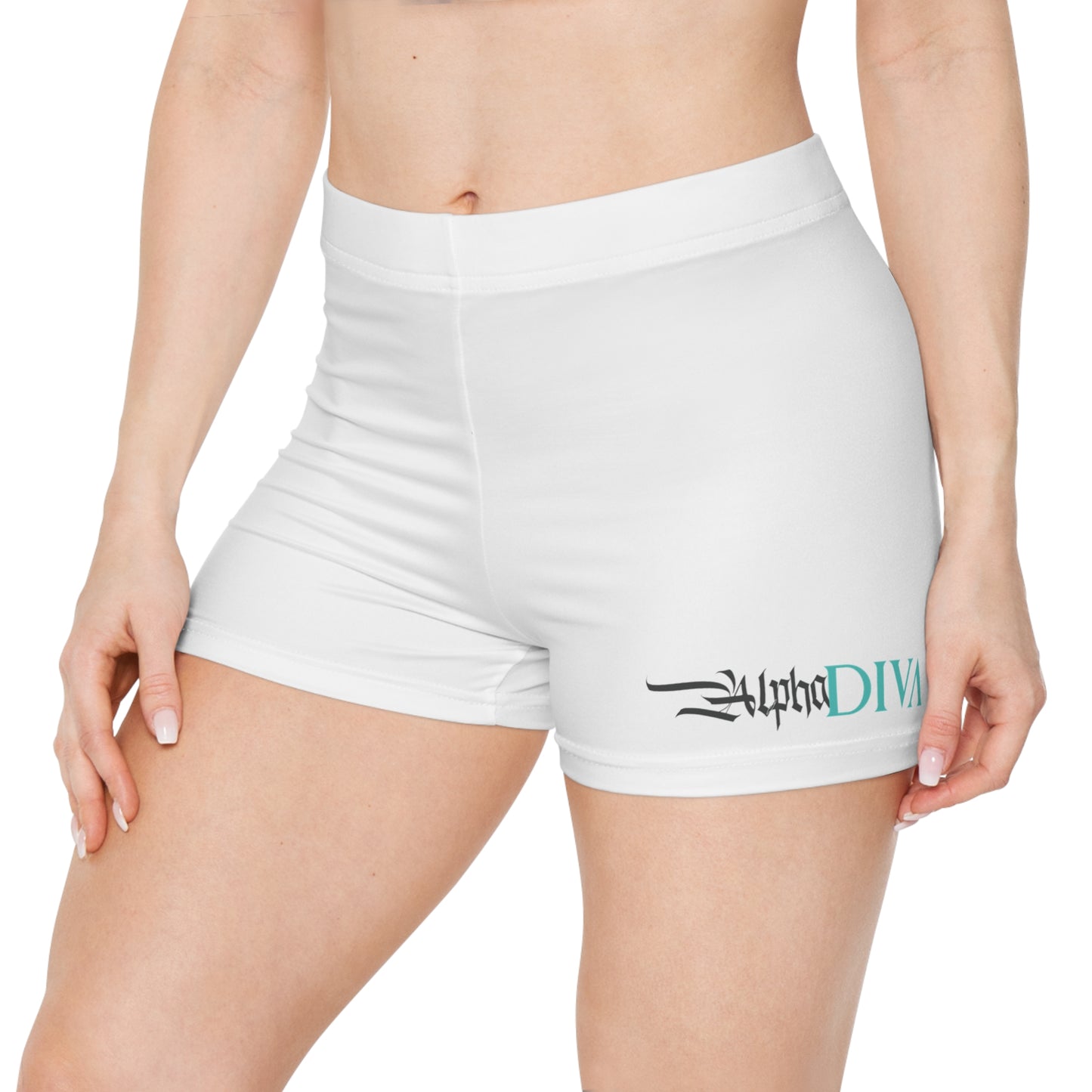 AlphaDiva Ice White Women's Shorts