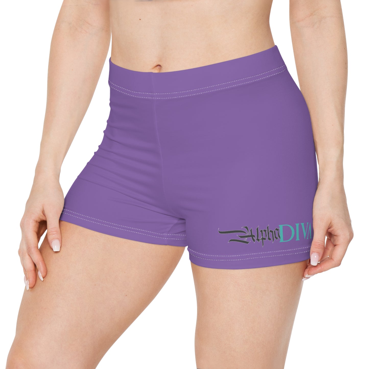 AlphaDiva Purple Rain Women's Shorts