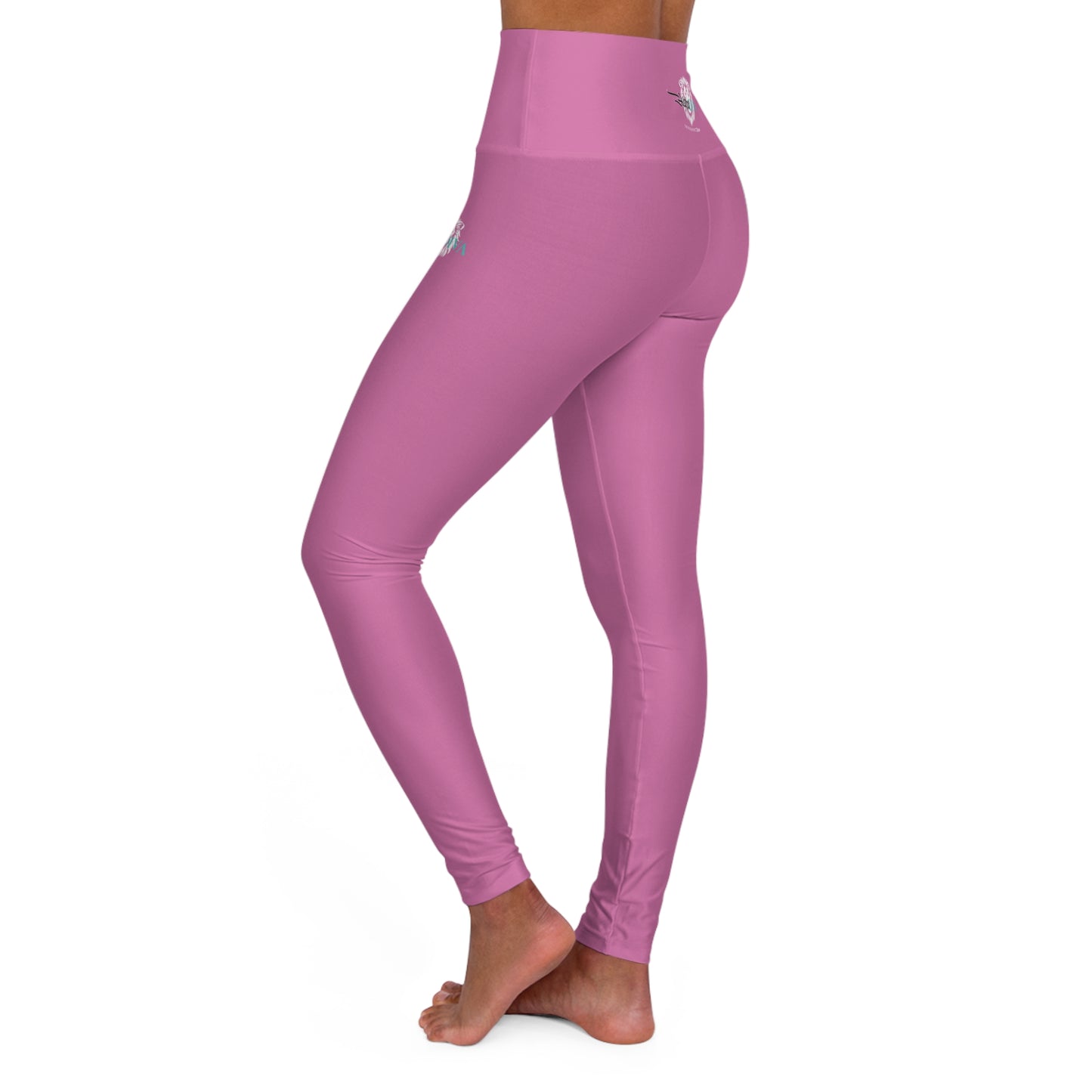 AlphaDiva High Waisted Pretty In Pink Leggings