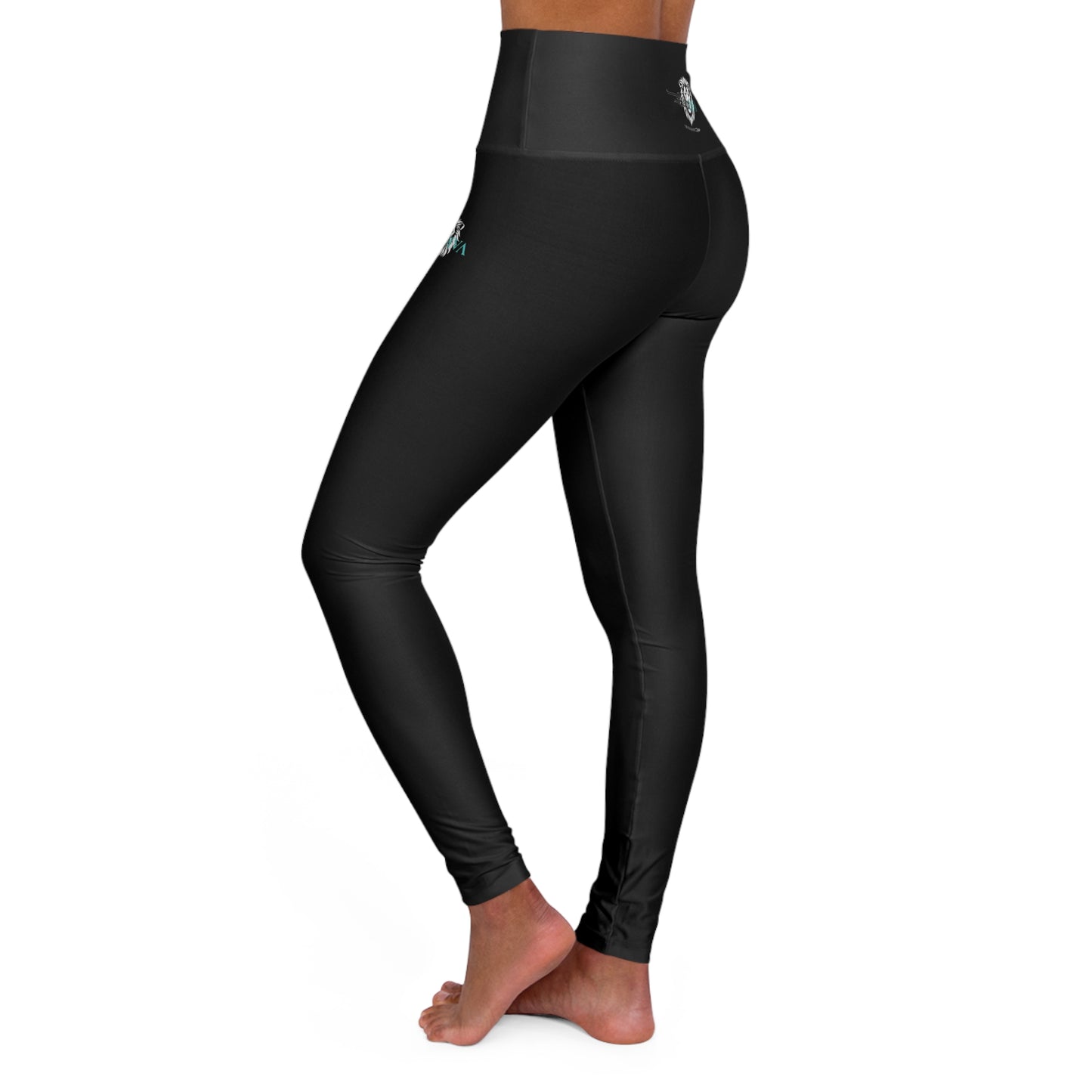 AlphaDiva High Waisted Late Night Black Leggings