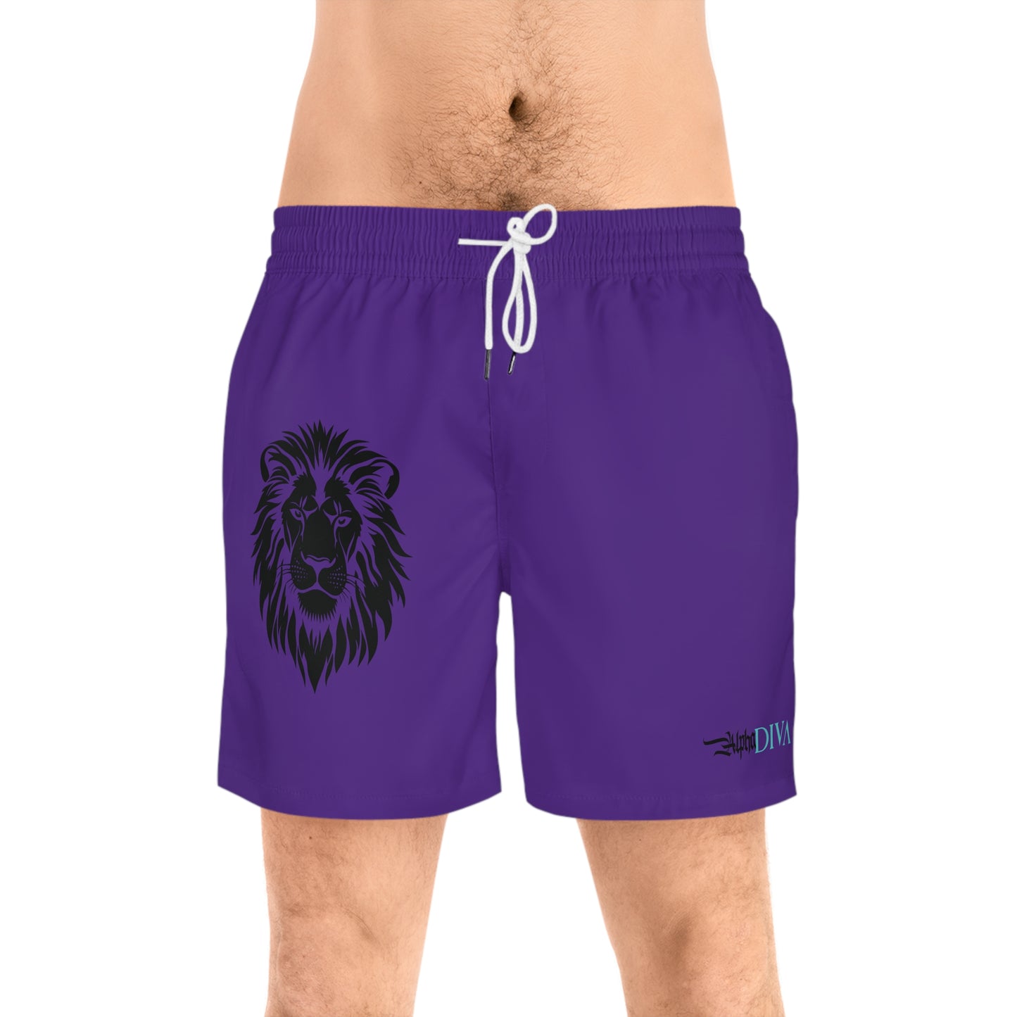 AlphaDiva Royalty Purple Gym Shorts