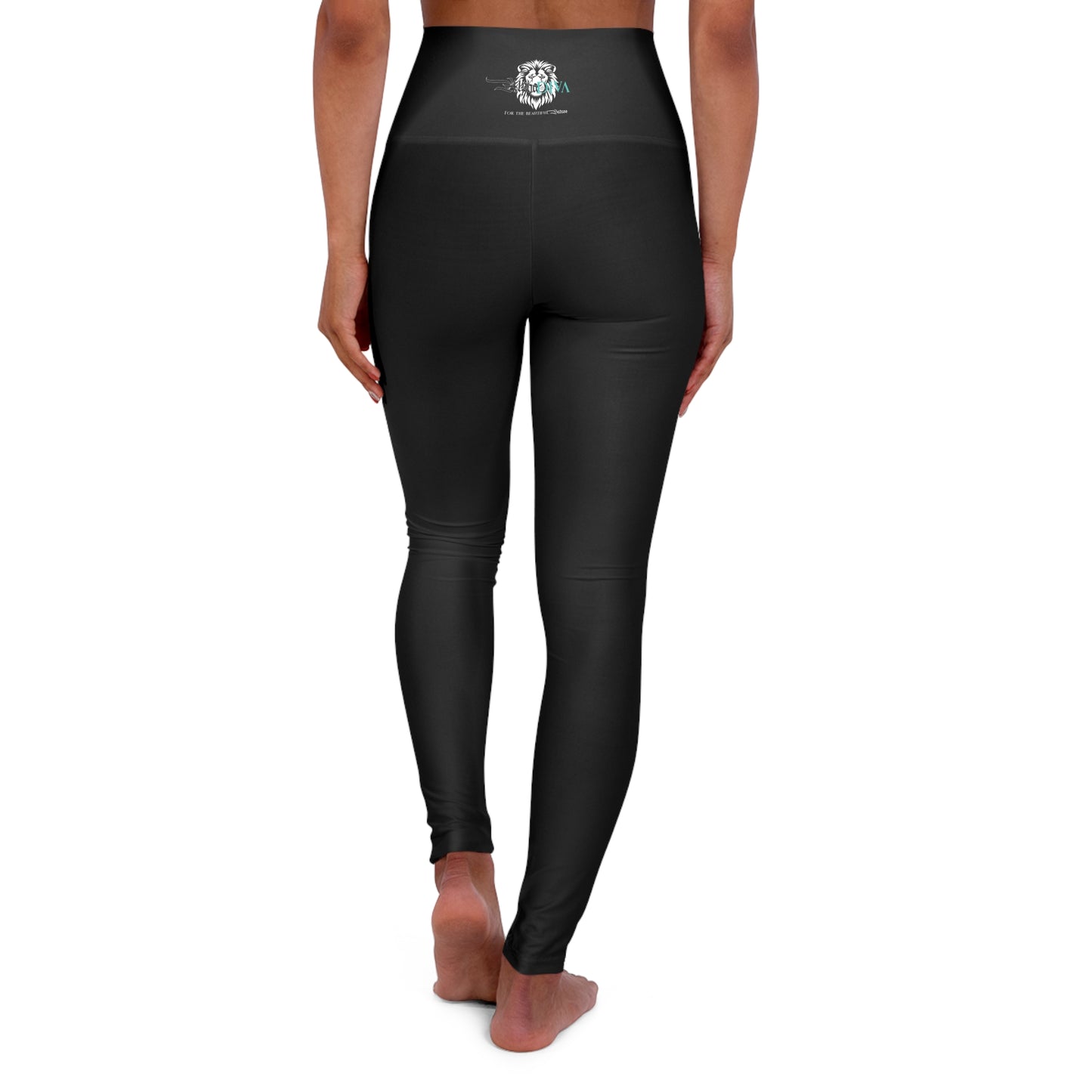 AlphaDiva High Waisted Late Night Black Leggings