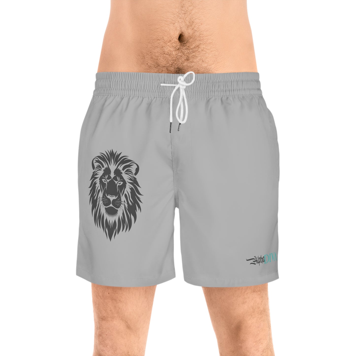 AlphaDiva Moon Light Grey Gym Shorts