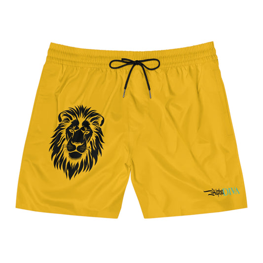 AlphaDiva Blaze Yellow Gym Shorts
