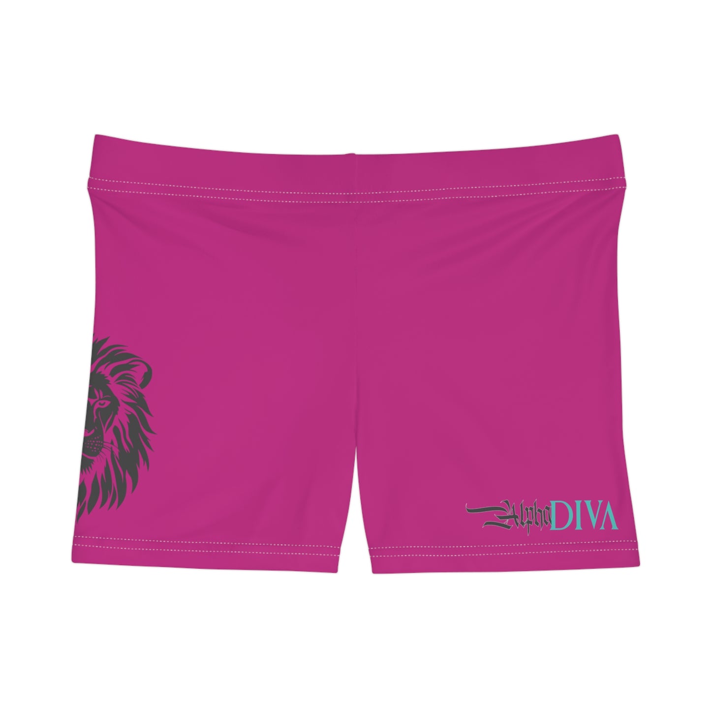 AlphaDiva Fuscialicious Pink Women's Shorts