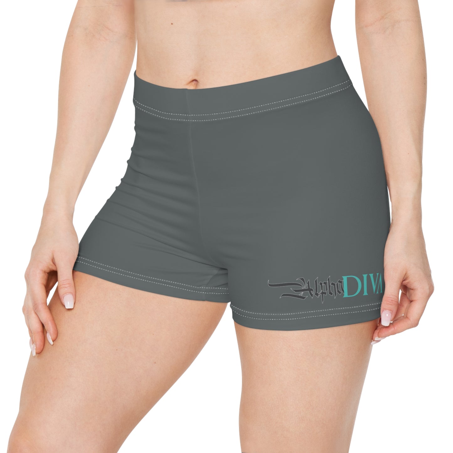 AlphaDiva Drake Grey Women's Shorts