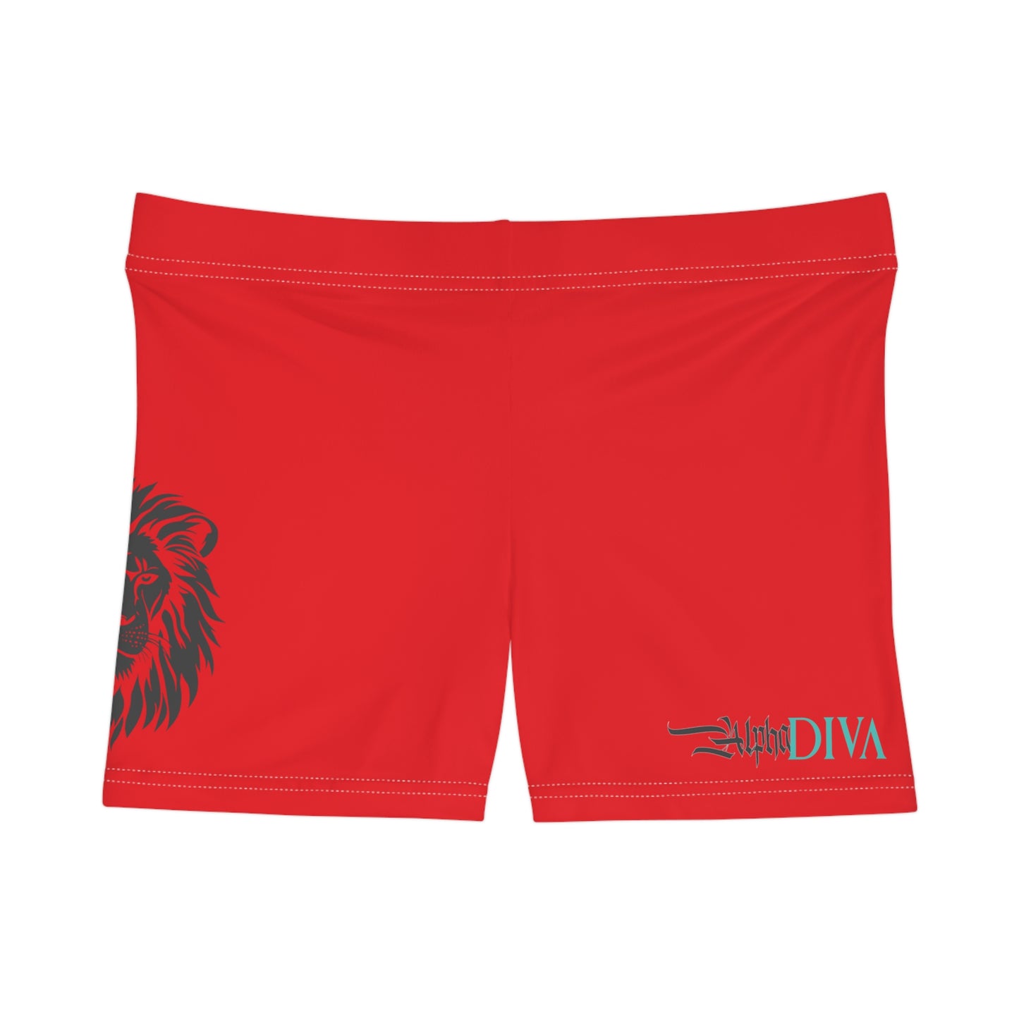 AlphaDiva Safari Red Women's Shorts