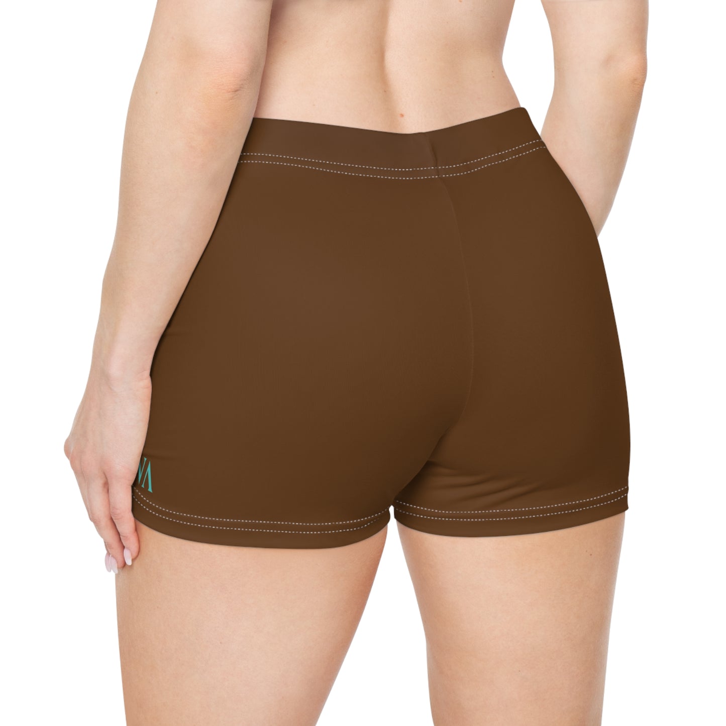 AlphaDiva Espresso Brown Women's Shorts