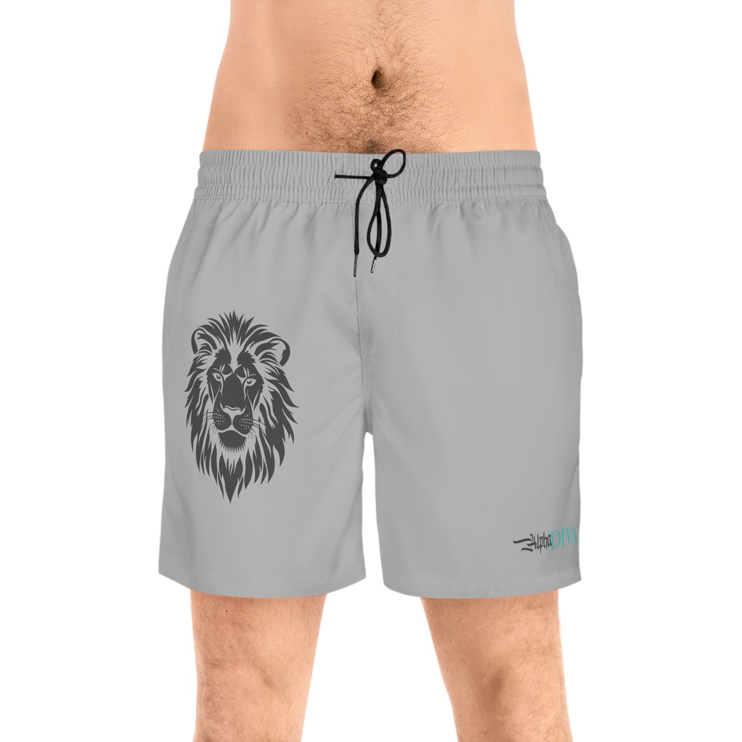 AlphaDiva Moon Light Grey Gym Shorts