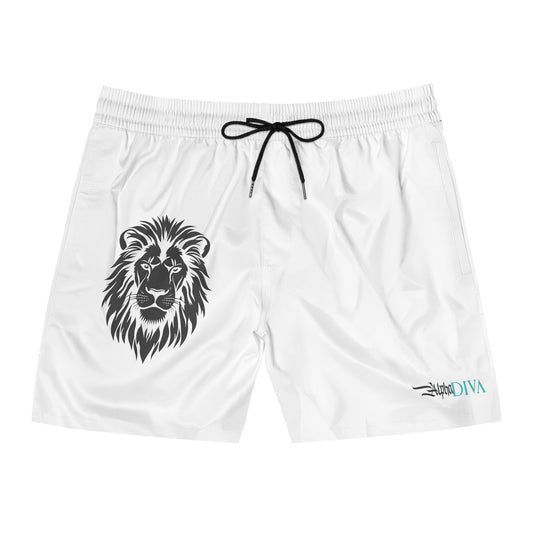 AlphaDiva Ice White Gym Shorts