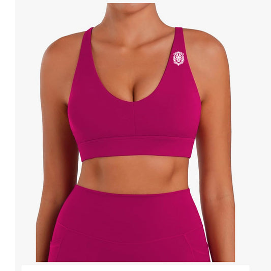 Red Velvet HALO FRAMED Sports Bra