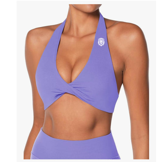 Lilac HALO MUSE Sports Bra