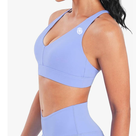 Lilac HALO FRAMED Sports Bra