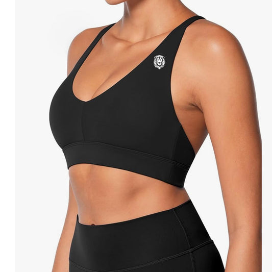 Graphite HALO FRAMED Sports Bra