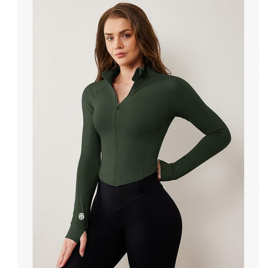 Hunter Green SCULPTED Jacket