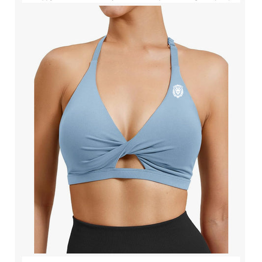 Slate Blue HALO UNBOUND Sports Bra