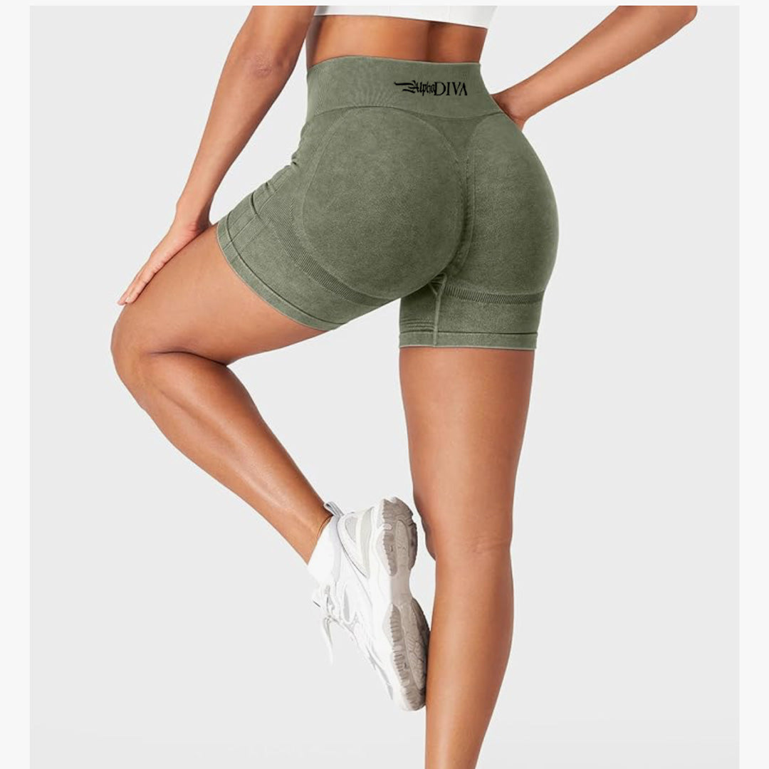 MistyGreen STEALTH Contour Washed Shorts