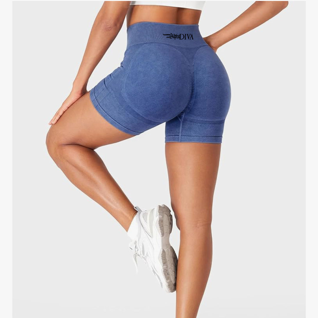 MistyBlue STEALTH Contour Washed Shorts