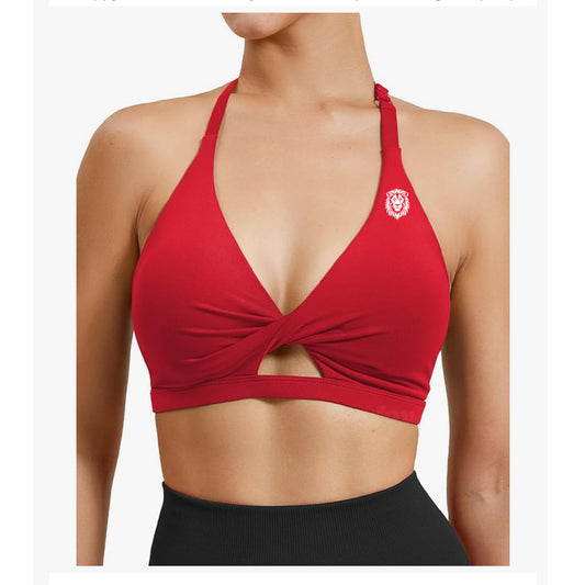 Lava Red HALO UNBOUND Sports Bra