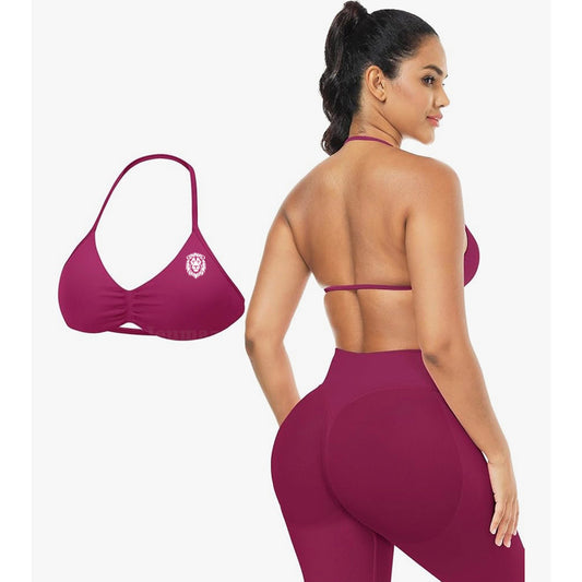 Berry Lush Halo Aura Sports Bra