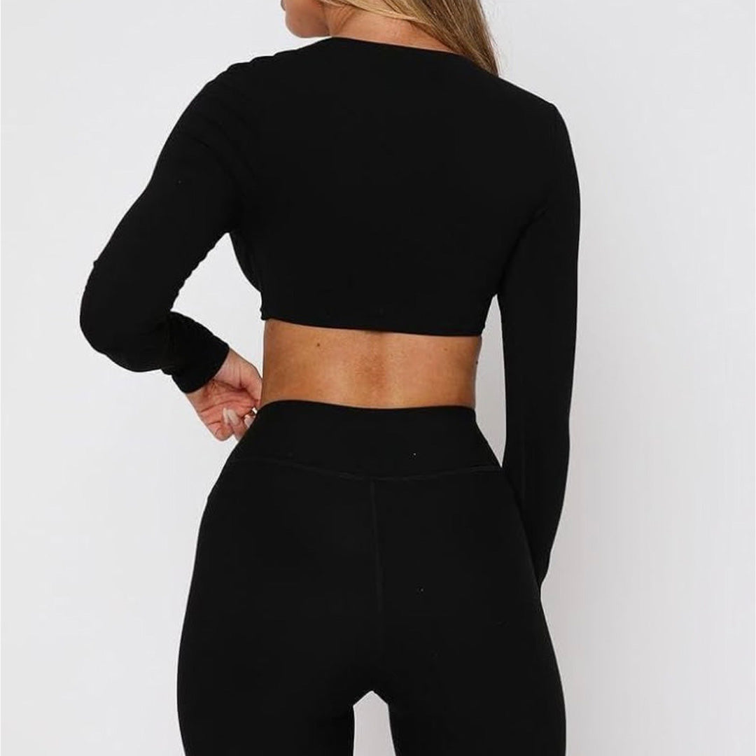 Graphite Halo Allure Twist Sports Bra