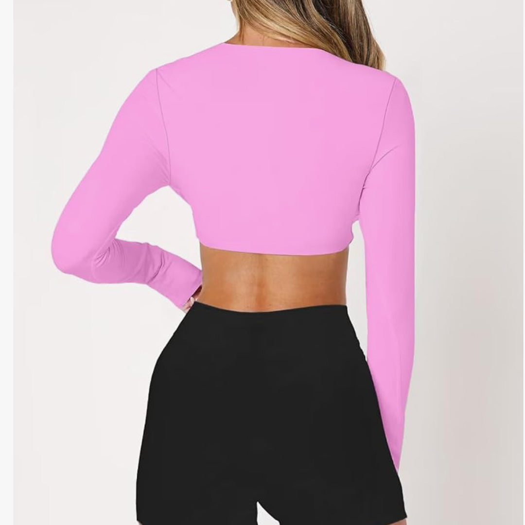 BubbleGum Halo Allure Twist Sports Bra