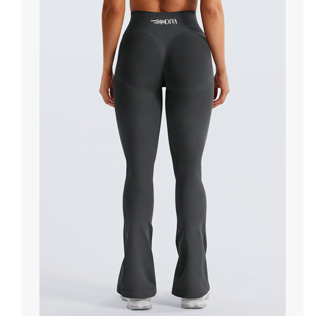 Washed Grey Mini Flair Leggings