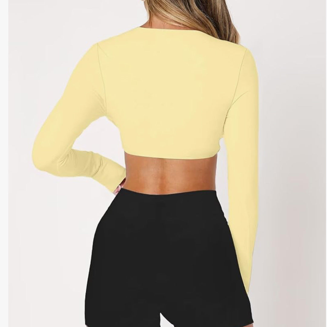 Lemon Halo Allure Twist Sports Bra