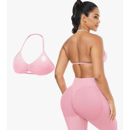 Bubblegum Halo Aura Sports Bra