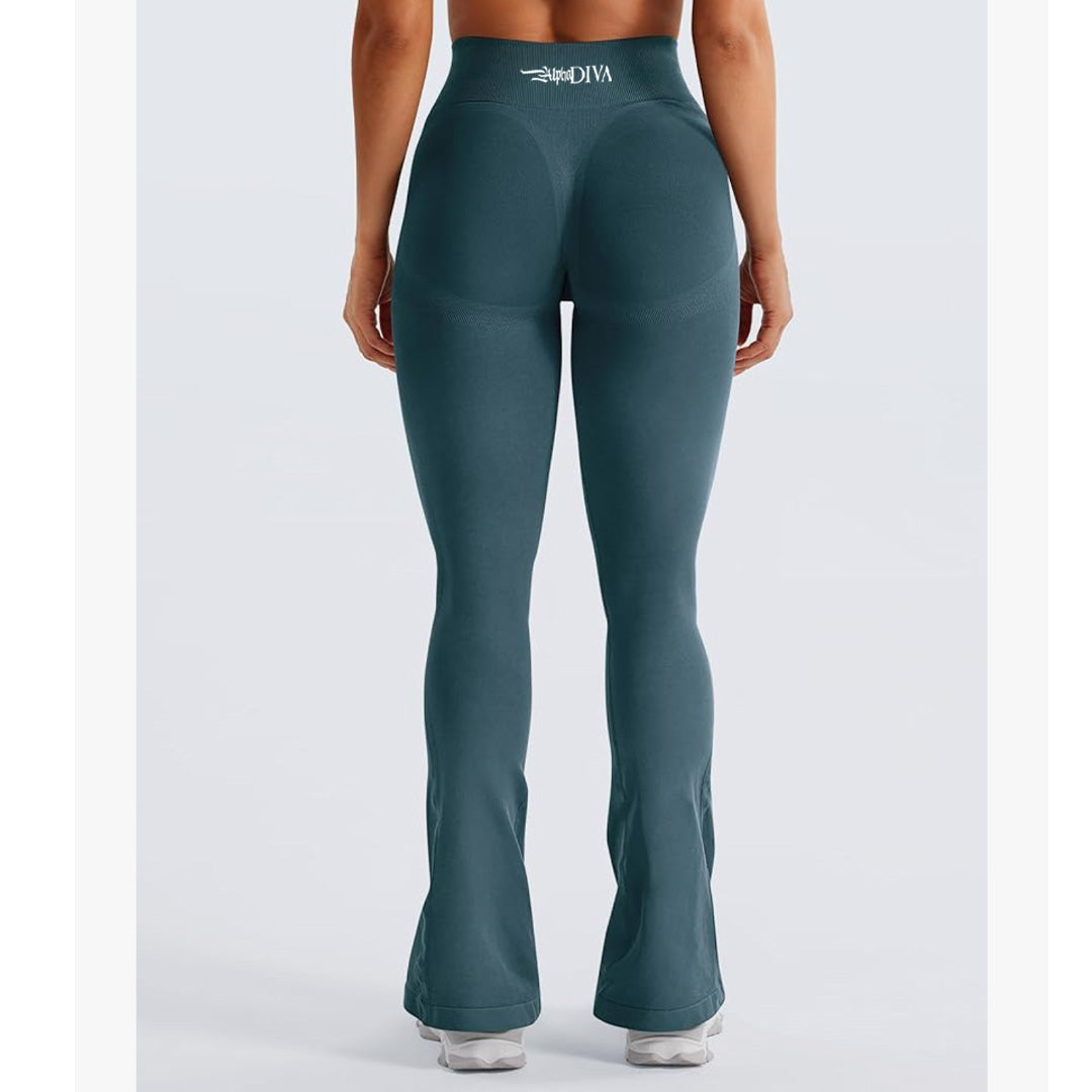 Washed Teal Mini Flair Leggings