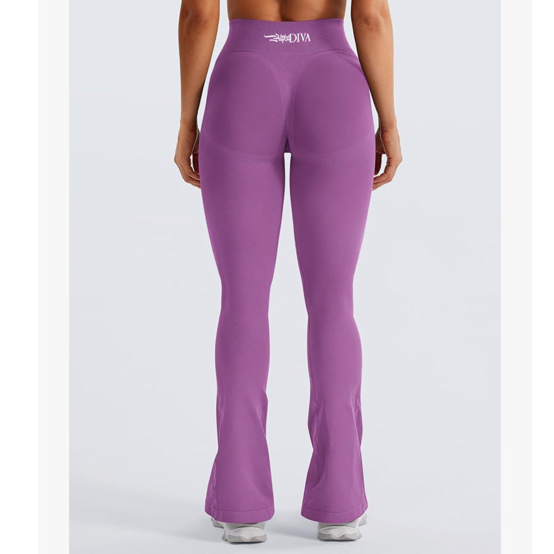 Washed Purple Mini Flair Leggings