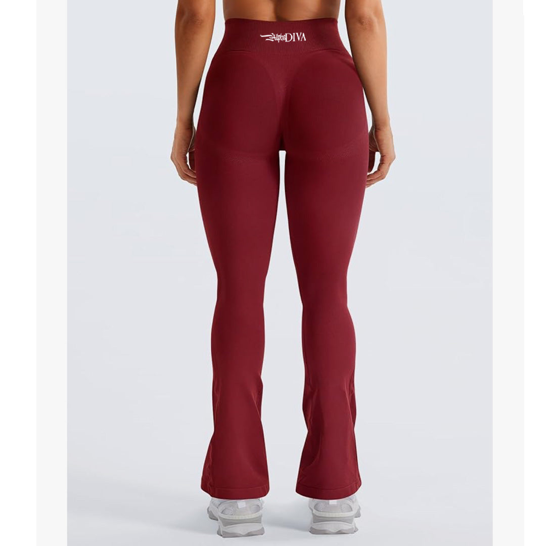 Maroon Mini Flair Leggings